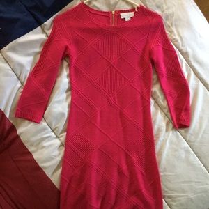 Jessica Simpson pink sweater dress
